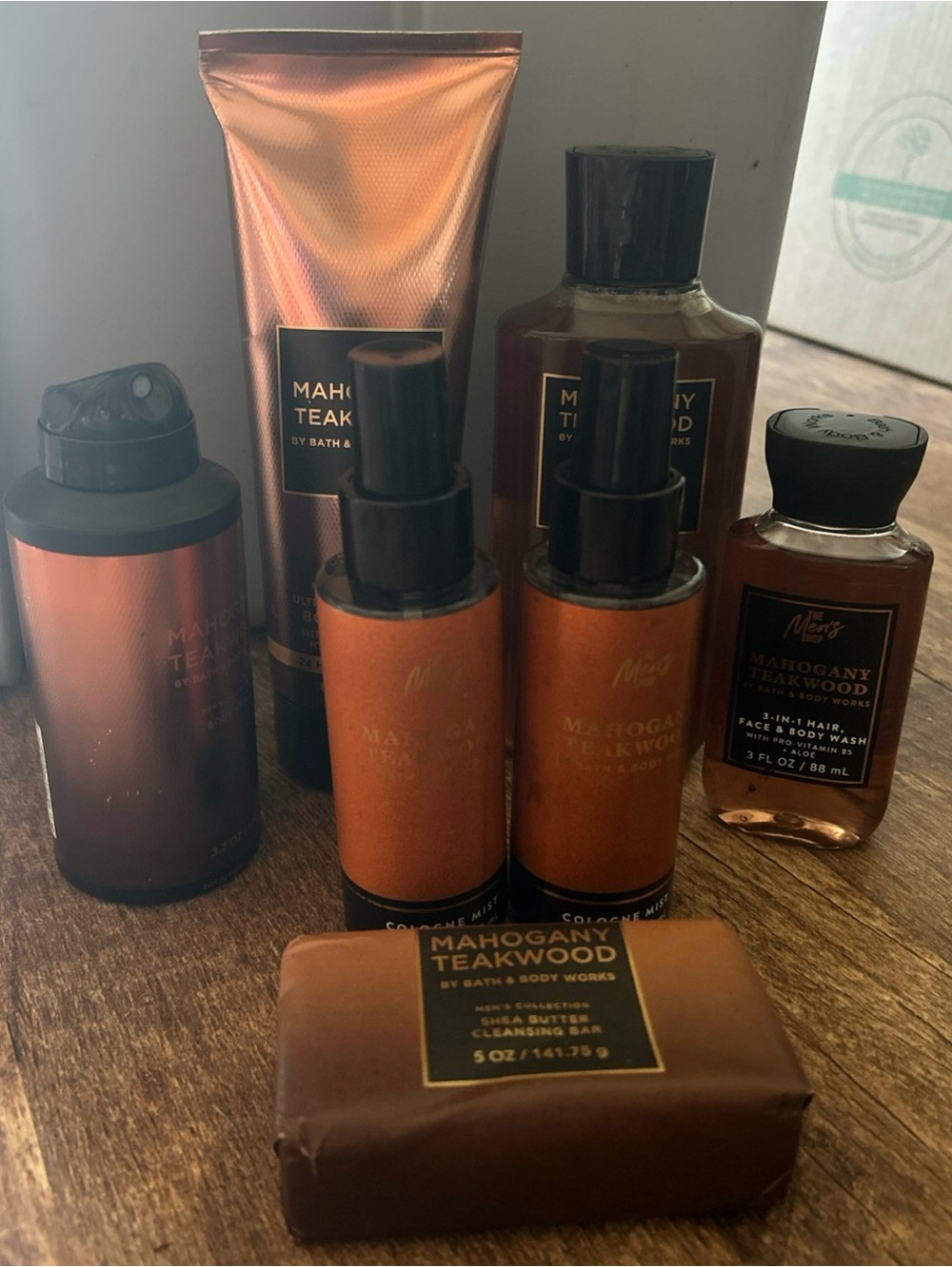 Bath & Body Works Mahogany Teakwood Men Grooming Lot